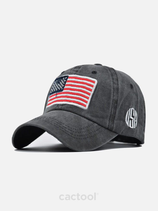 Cap Usa American Flag Vintage