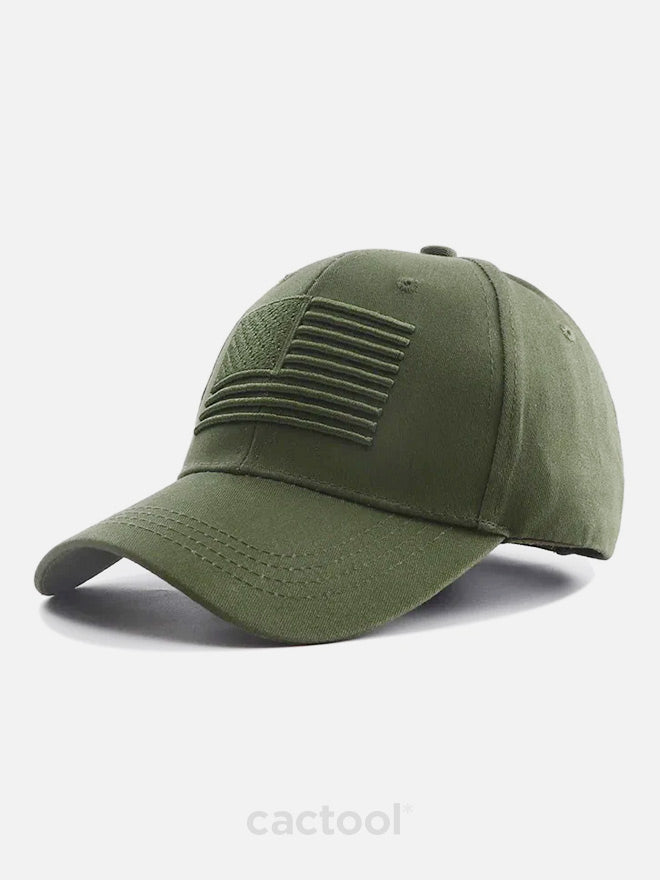 Cap Tactical Army Military  USA Flag