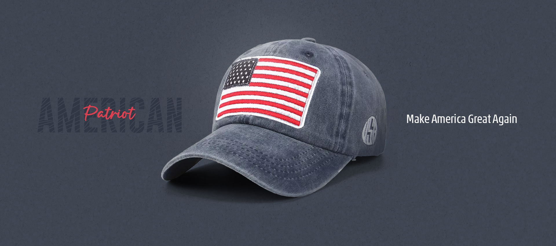 Cap Usa American Flag Vintage